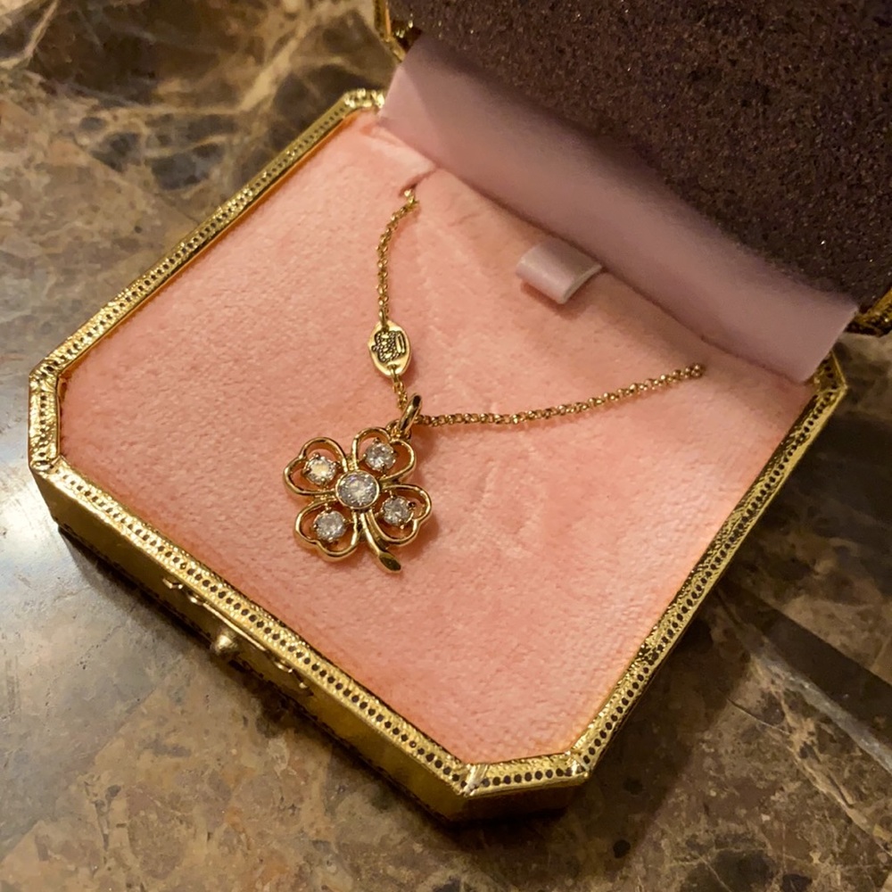 Juicy Couture Four Leaf Clover Necklace
